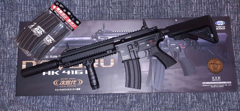 Imagen 1 de Tokyo Marui HK416D Devgru next gen recoil shock