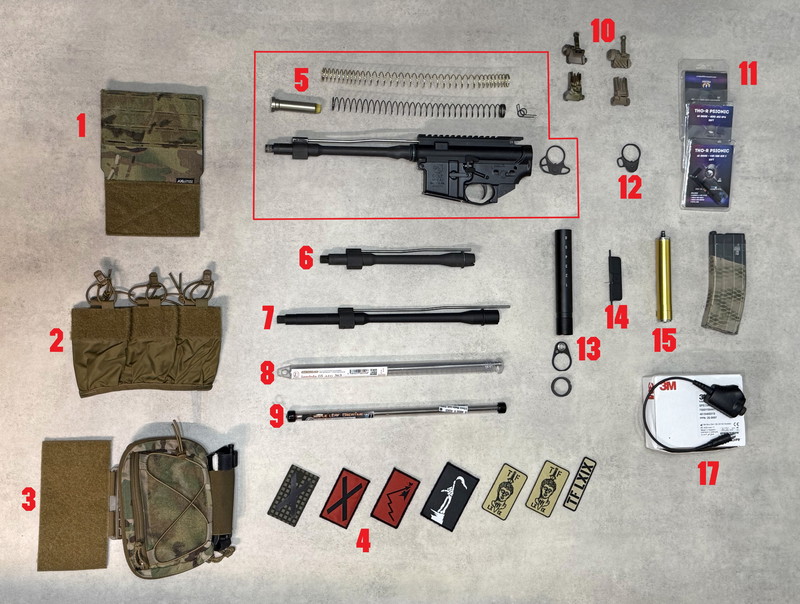 Imagen 1 de VFC MARUI PTW MWS GBBR PARTS MULTICAM PELTOR