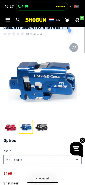 Image 5 pour Glock 19X umarex COSTUM + 2 bb en gas