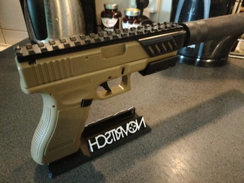 Bild 3 für Upgraded Cyma CM030 glock 18 lipo mosfet editie met enkele nieuwe tuning parts + rail en mags!