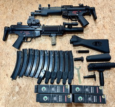 Imagen para Lot/bundle mp5 gbbr we avec pleins de chargeurs, kit hpa etc