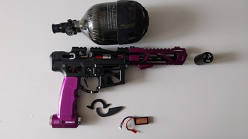 Bild 2 für Monk M4 ESG-R Vayu Helix Purple | MAC AR7 Black Speed build full upgraded