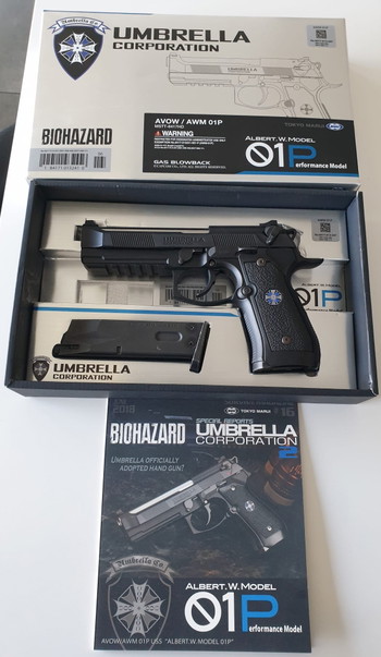 Image 7 for Biohazard Albert W Model 01P met 1 extra new mag ( splinternieuw )