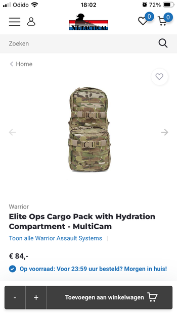 Image 5 for Warrior assault recon plate carrier multicam + toebehoren