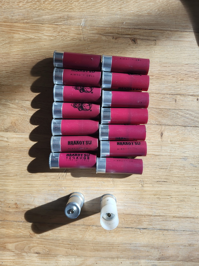 Image 1 pour 16 stuks APS MK I / MK III Co2 shotgun shells