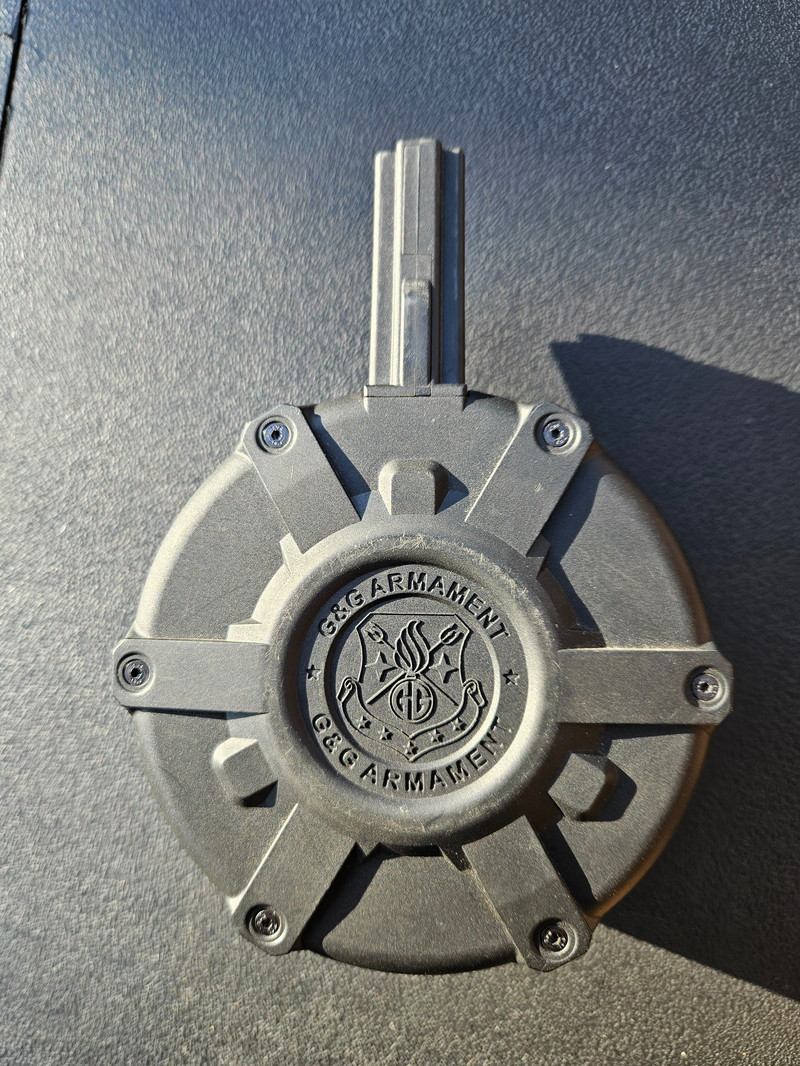 Afbeelding 1 van G&G drum mag m4 hand matig