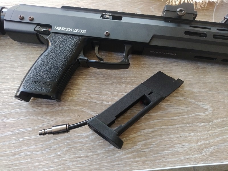 Image 1 for Novritsch SSX 303 HPA met shotgun shell adapter
