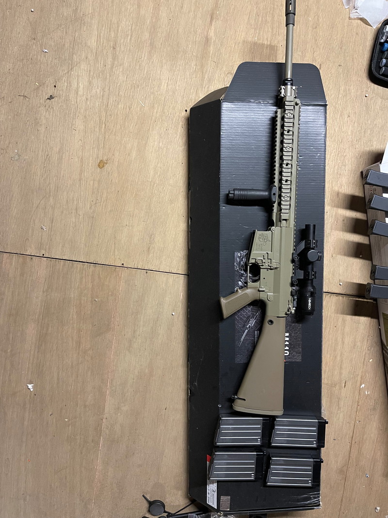 Afbeelding 1 van VFC m110 DMR SASS GBB + 4 magazijnen