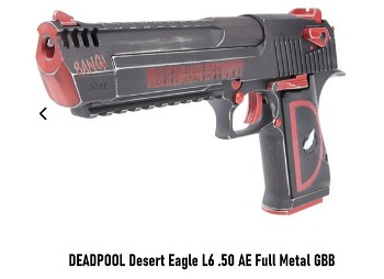 Image 9 pour WE (Wei Tech)DEADPOOL Desert Eagle L6 .50 AE Full Metal GBB