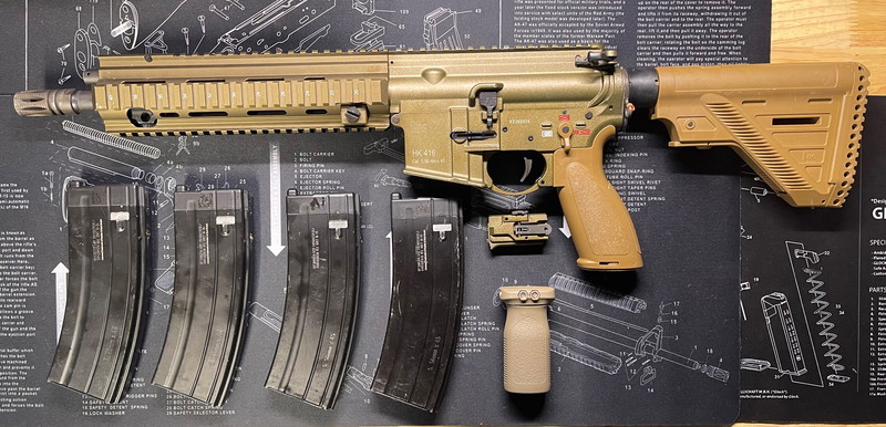 Image 1 for VFC HK416 A5 GBBR RAL8000