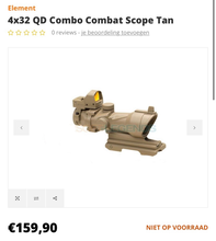 Image for 4x32 QD COMBO COMBAT SCOPE