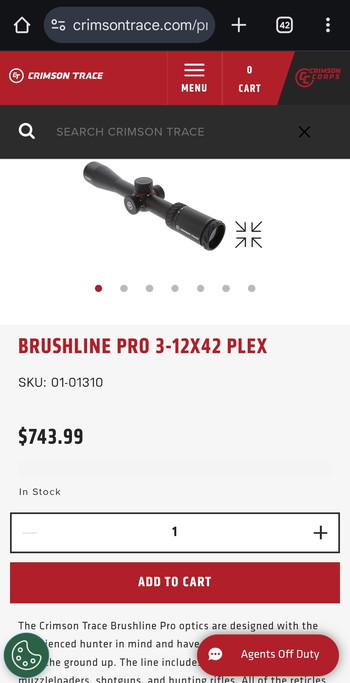 Imagen 5 de Crimson trace brushline Pro 3 -12 -42 30mm