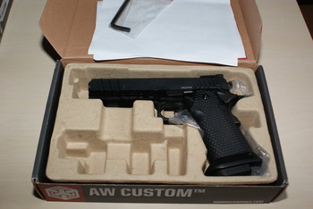 Bild 2 für AW Custom™ HX2033 'Black Ace' Hi-Capa GBB Airsoft Pistol ( All Black ) NEW