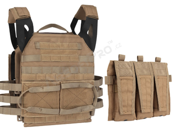 Bild 5 für Airsoft set (G3 Combat Pants, Combat BDU Shirt, Tactical vest JPC 2.0 - TAN, JPC vest 2.0 front accessory package 5.56 triple package - TAN)