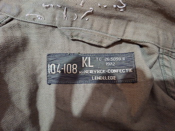 Image 3 for M58 KL uniform NL 1958