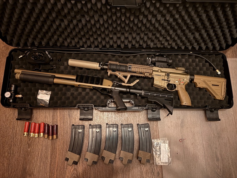 Image 1 for VFC HK416 Gen3 inclusief 5 magazijnen en Shotgun