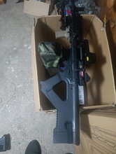 Afbeelding van Golden eagle + wolf sparklabs machine gun