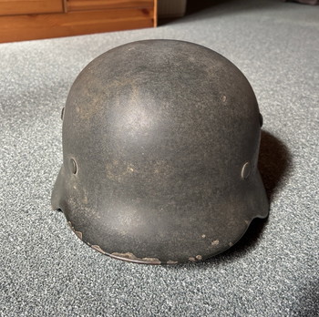 Bild 2 für M35 Stahlhelm Wehrmacht Original DD Militaria Tarn Ausrüstung Uniform WW2 Camo