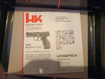 Image 2 for Heckler & Koch VP9 Umarex metall 6mm 0,5 joule authentic replica