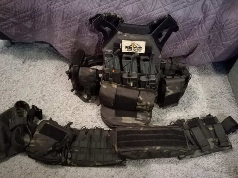 Image 1 for JPC Multicam Black Platecarrier Plattenträger Bundeswehr Airsoft