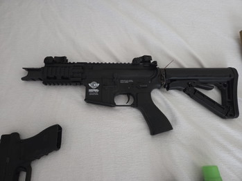 Image 2 for Airsoft pakket te koop: G & G CM Firehawk & Glock 17 te koop