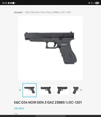 Image 2 for Glock 34 gen 3 neuf