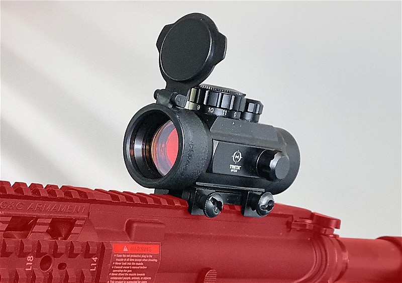 Image 1 pour Optics 1x30 Reflex Sight Red Dot (Black)