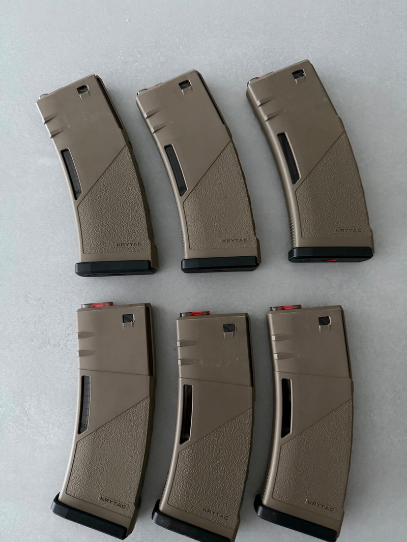 Imagen 1 de Krytac M4 Midcap Magazine (6-pack) Tan