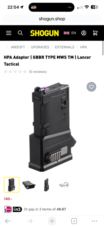 Image 2 for MWS | CGS HPA M4 adapter
