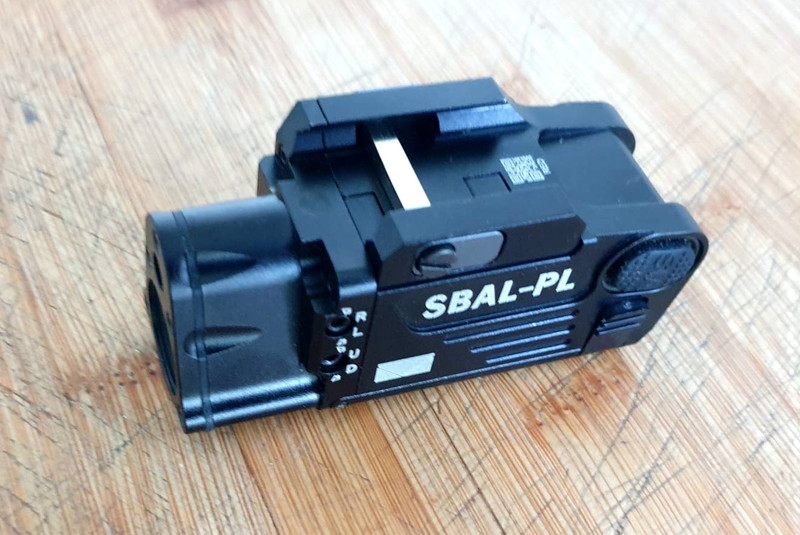 Imagen 1 de WADSN SBAL PL Pistol Weapon LED Light with Red Laser - Black