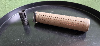 Image 2 for QD mock silencer tan