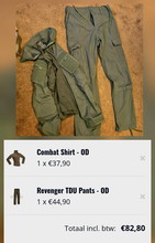 Imagen para Invader OD kledingset gratis verzenden