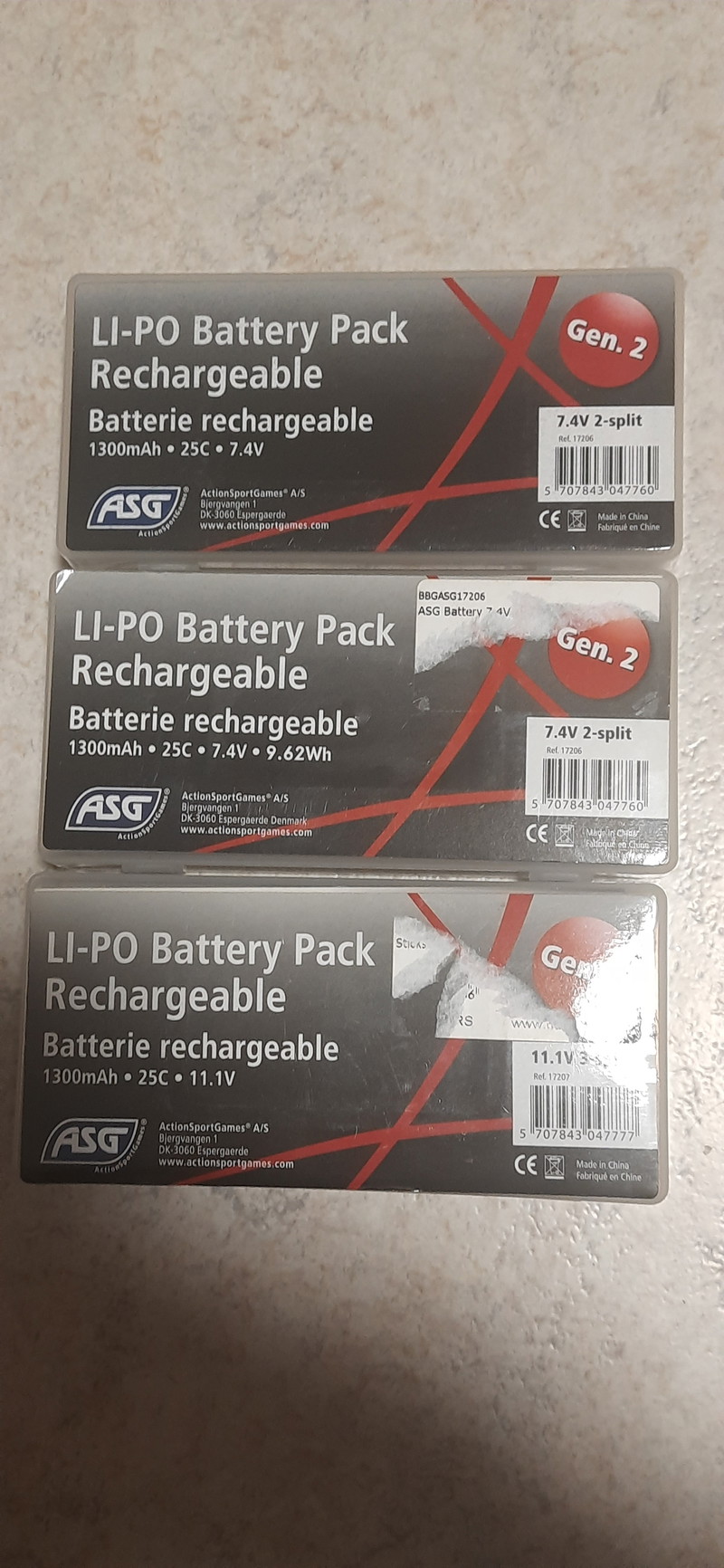 Image 1 pour ASG LI-PO-Battery Pack 1x7.4V