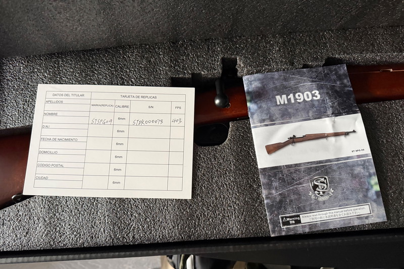 Bild 1 für M1903 Real wood Spring rifle