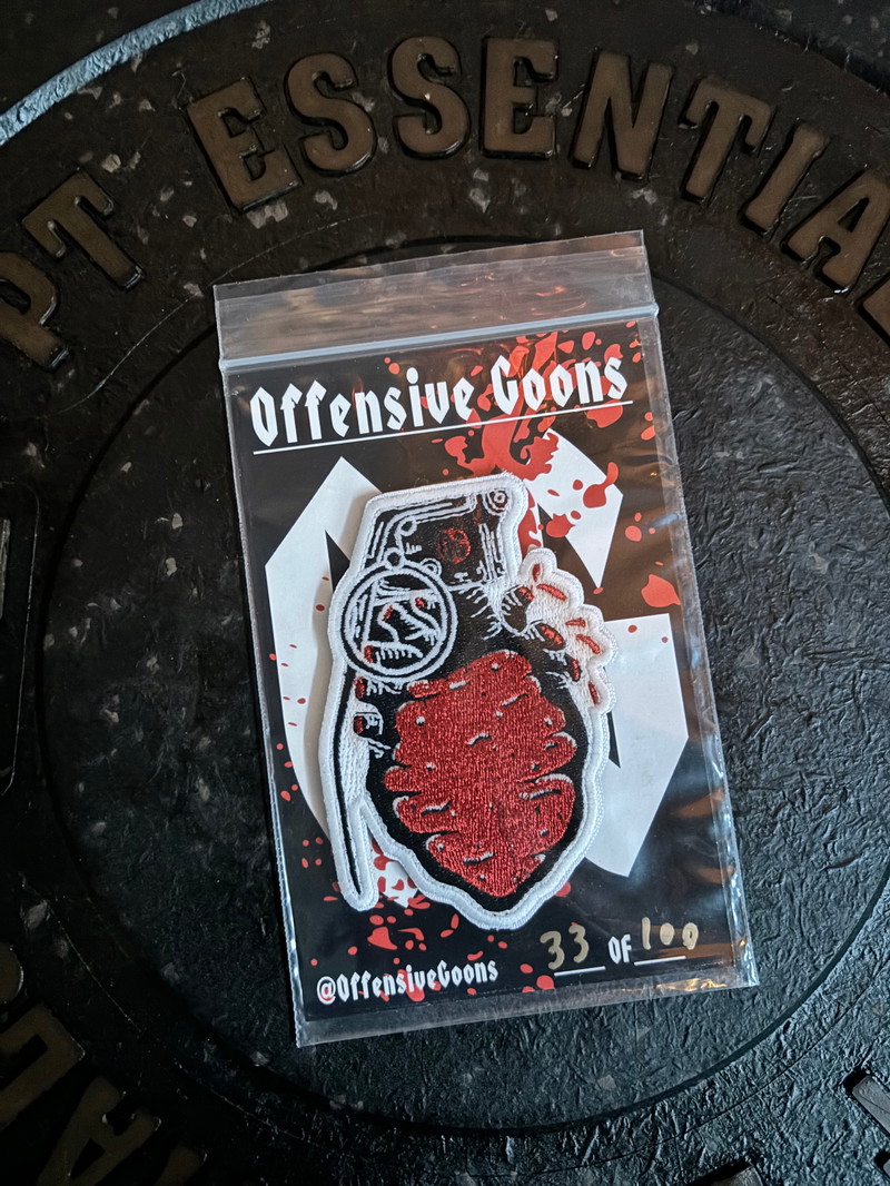 Image 1 for Offensive Goons heart grenade patch