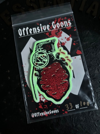 Image 2 pour Offensive Goons heart grenade patch