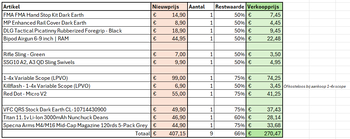 Bild 5 für Diverse accessoires! Optics, Batterijen, grips & meer! (Voor prijzen zie laatste afbeelding)