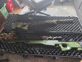 Afbeelding 2 van WELL MB01 Sniper Bundle + Hard Case + Scopes + Bipods