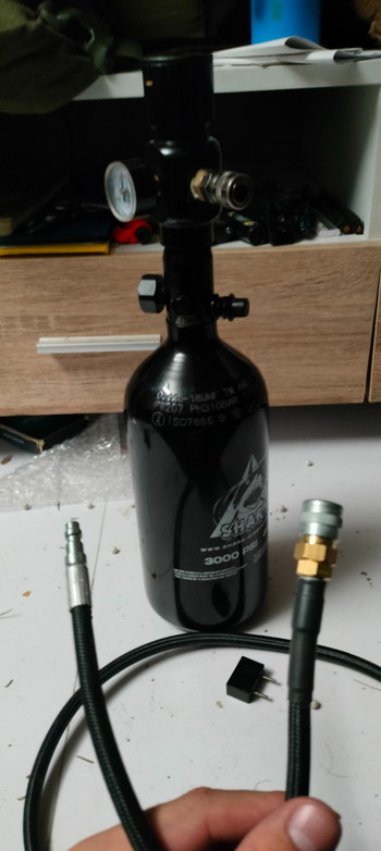 Image 3 pour KIT HPA : Gearbox V2 (Wolverine Inferno GEN2)  + bouteille + régulateur + flexible + batterie.