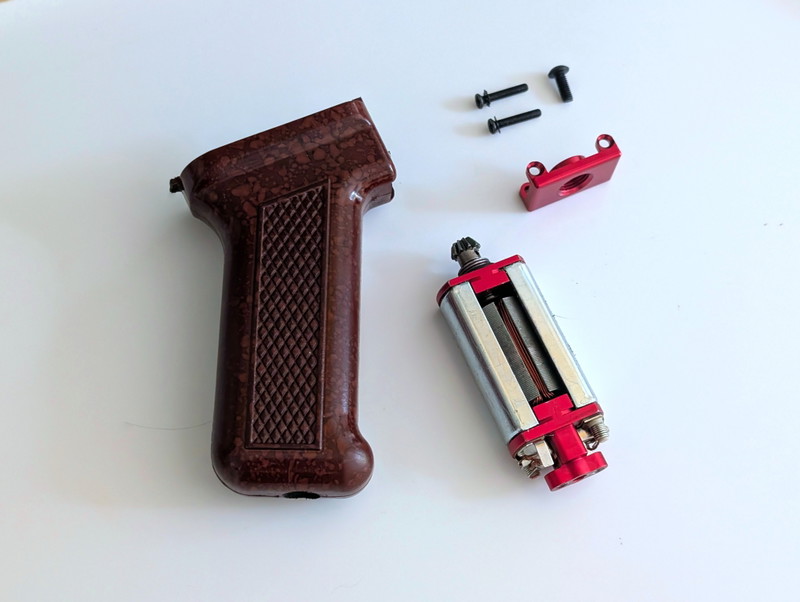 Image 1 for LCT AK Bakelite pistol grip + Slim type V3 Hi Torque Motor