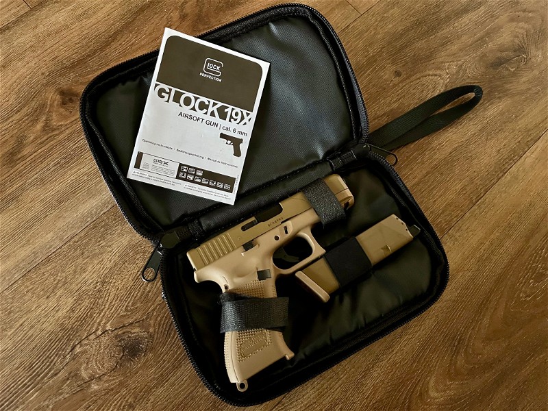 Afbeelding 1 van Glock 19X, enkel gebruikt voor paar proefschoten