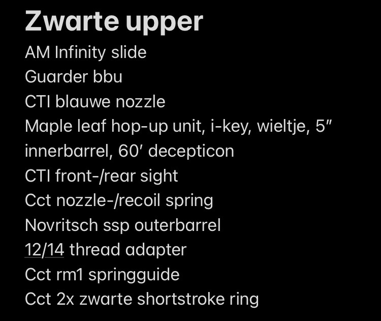 Image 1 for HI-CAPA || Zwarte slide met internals