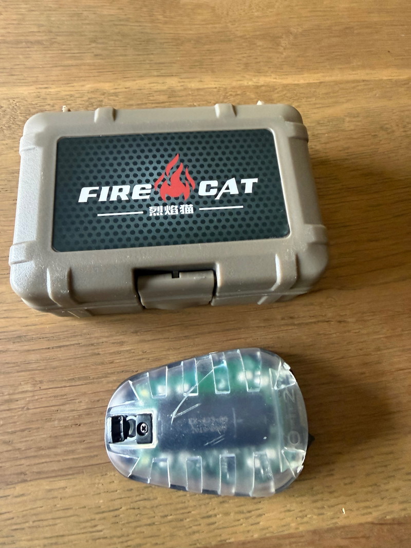 Image 1 for Fire Cat Tactical LED Marker  Zwart /Groen licht
