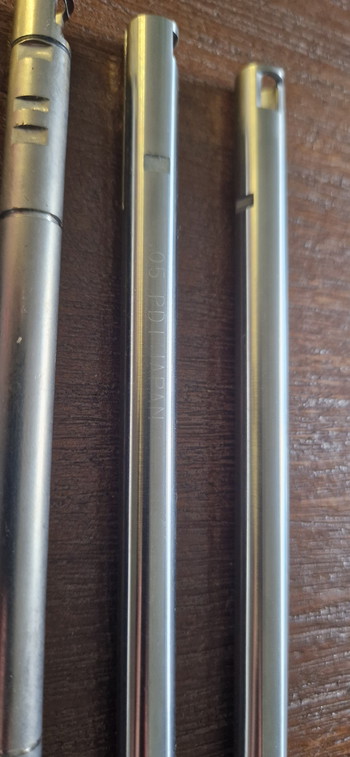 Afbeelding 2 van 3x Stainless Steel barrels PDI & Slong