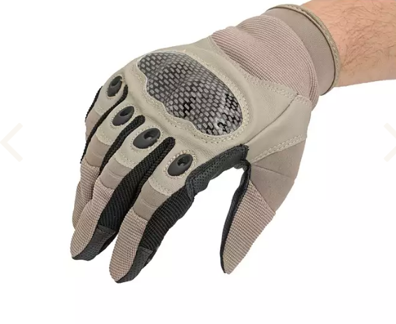 Image 1 for MILITARY COMBAT GLOVES MOD. IV (SIZE M) - TAN