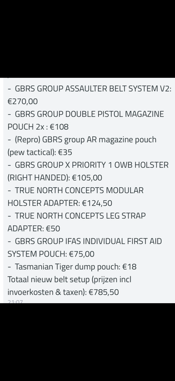 Image 2 pour GBRS Assault belt setup