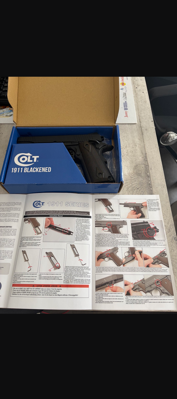 Bild 2 für Colt 1911 railgun blackened GBB CO2