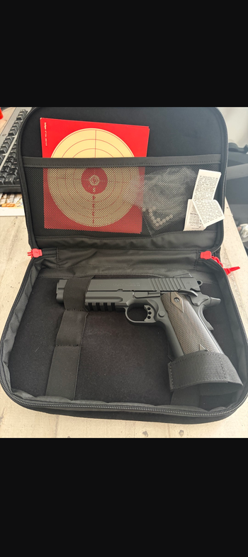 Bild 3 für Colt 1911 railgun blackened GBB CO2