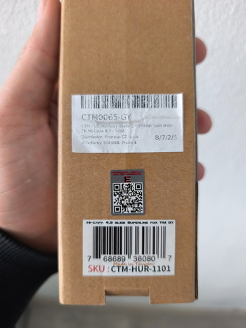 Bild 3 für CTM CNC Aluminum Slide SUPERLINE Split Slide TM Hi-Capa 4.3 - Grey