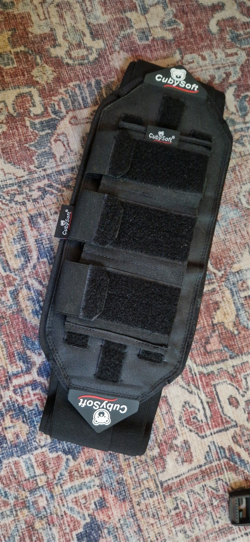 Afbeelding 1 van Cubysoft belt black M + M4 pouches